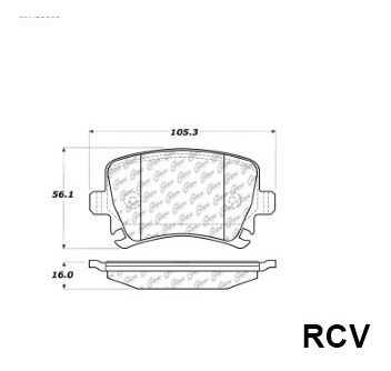 Balatas Disco  Trasera Para Audi A3 Sportback 2.0l 2005