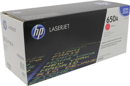 Toner Hp 650a Ce270a Ce271a Ce272a Ce273a Cp5525 Original