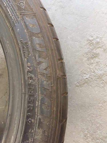 Pneu Dunlop Run Flat 245 45 19 Testado Aprovado Unidade (Usado)