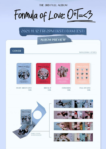 Twice - Formula Of Love: O + T = 3