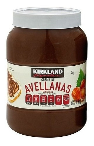 Crema De Avellanas Con Cacao Kirkland Signature 1 Kg