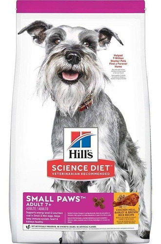 Alimento Hills Mature & Toy Breed 4,5lb Adultos Razas Peque