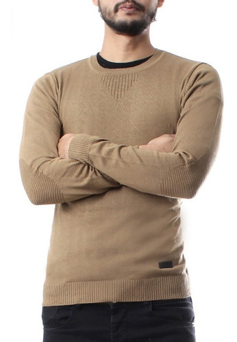 Imagen 1 de 4 de Sweater De Cuello Redondo Con Pitucones No End 34850