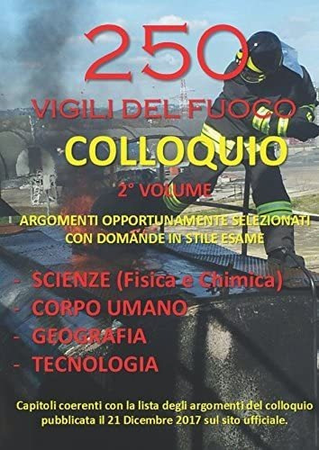 Libro: 250 Vigili Del Fuoco Colloquio Vol.2 (italian Edition