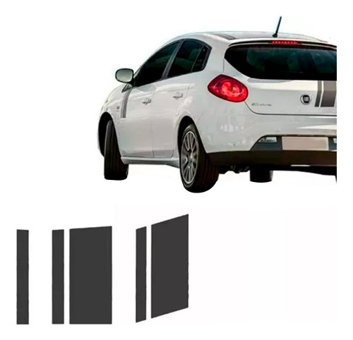 Kit Adesivo Fiat Bravo Sporting 2012/ Ou Outros Carros Grafi