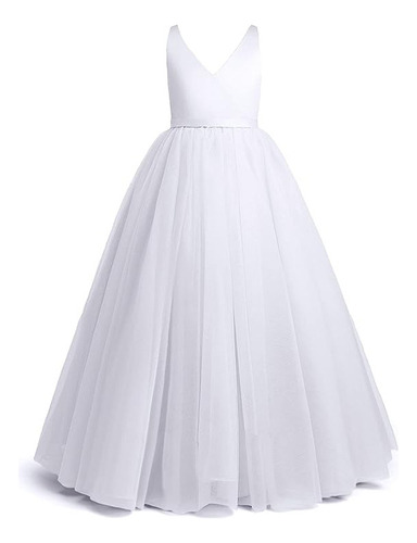 Vestido Esponjoso De Boda De Flower Girl