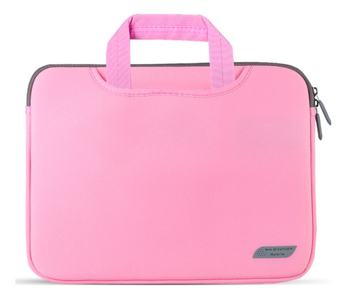 Bolsa De Laptop Em Tecido De Mergulho Rosa