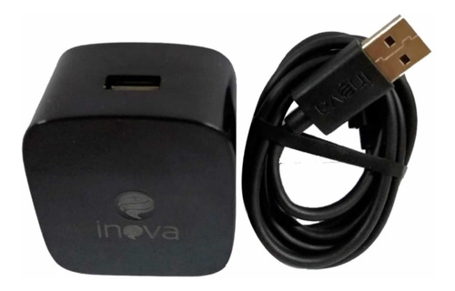 Imagen 2 de 8 de Cargador Para Celular Carga Rápida Con Cable Micro Usb Inova