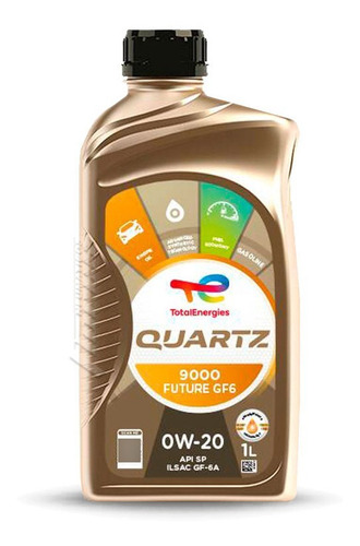 Aceite Total Quartz 9000 Future Gf6 0w20 Sintetico 1 Litro