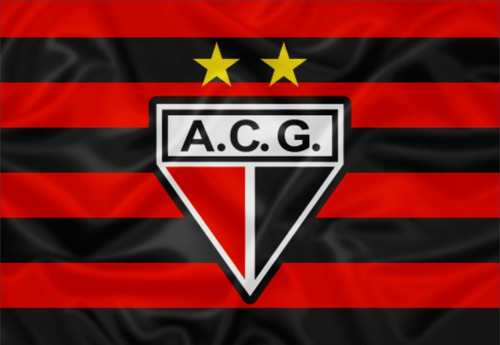 Bandeira Atlético Goianiense Modelo 1 1x1,45m | Parcelamento sem juros