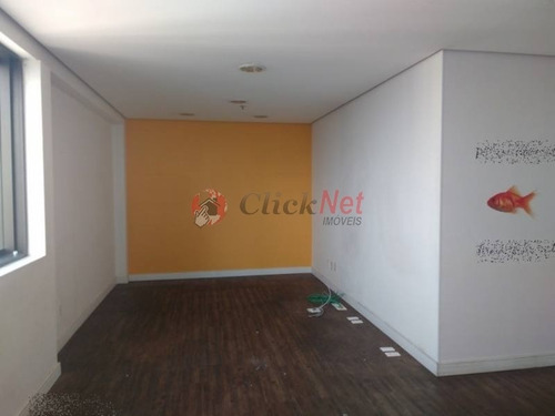 Imagem 10 de 30 de Sala Comercial Em Condomínio Com 146,50 M2 De Área Útil, 4 Wc´s, 4 Vagas No Bairro Paraíso, Santo André. - 3947