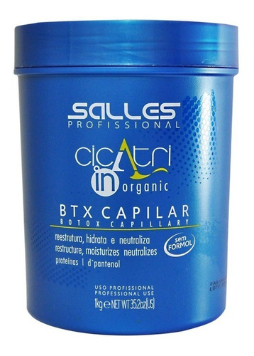 Botox Btx Cicatri Organic Salles Profissional 1kg