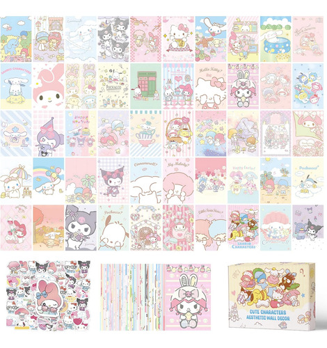Conjunto De Decoración Habitación De Anime De 130 Pie...