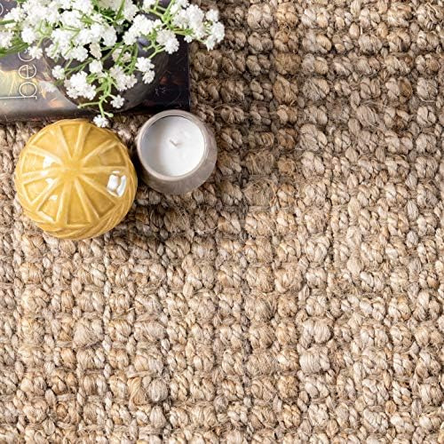 Nuloom Daniela Farmhouse Tapete Robusto De Juta, 3 X 5, Na