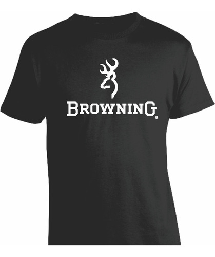 Remera Armas Pistolas Browning Algodon