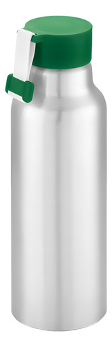 Garrafa Squeeze Água Em Alumínio Com Tampa 570ml Cor Verde