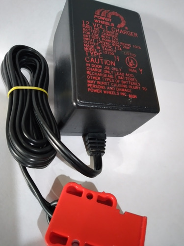 Cargador Power Wheels 12 Volt Charger Type H (Usado)