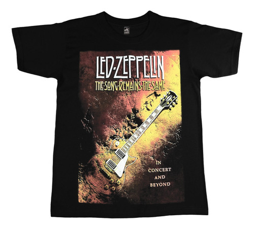 Franela Estampada Rock Led Zeppelin Algodón