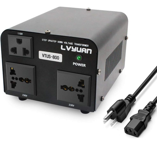 Transformador De Voltaje Lvyuan De 800 Vatios Step Up/down..