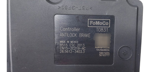 Módulo Abs Ford Ecosport Powershift Cn15 2c405 Ac (Usado)