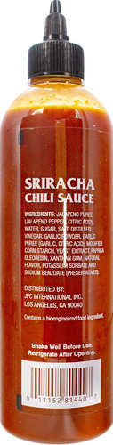 Salsa De Chile Sriracha 590 Ml