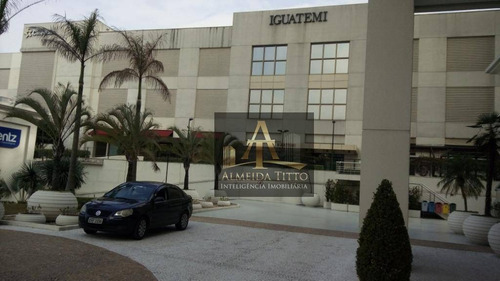 Excelente Sala Comercial Para Locação No Edifício West Point Em Alphaville/sp Área Total 322 M², 10 Vagas De Estacionamento - Confira! - Sa0452