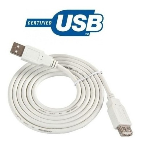 Cable Usb Extension 2.0 3 Metros Macho A Hembra Usa-net