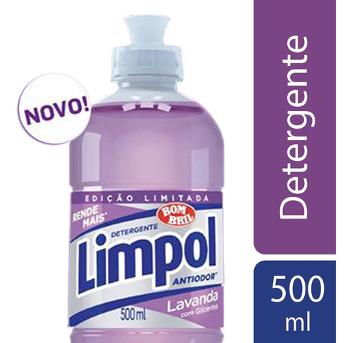 Imagem 1 de 1 de Detergente Limpol Lavanda 500ml