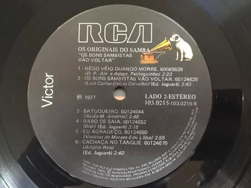 Os Originais do Samba - Os Bons Sambistas Vão Voltar # - Vinil Records