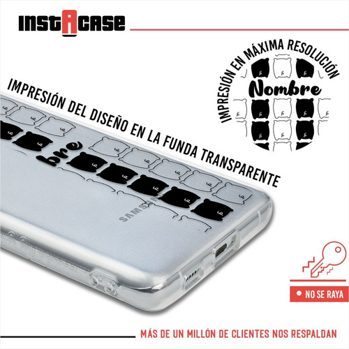 Funda Para Samsung Galaxy Cerditos Personalizada Con Nombre