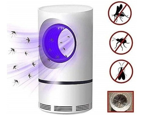 Imagen 1 de 3 de Mata Moscas Mosquitos Insectos Uv Silencioso Usb