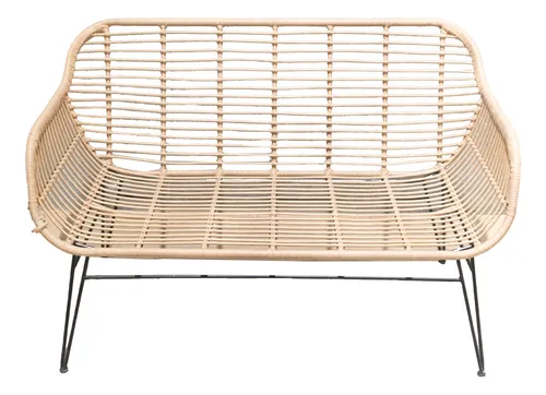 comprar Sillon 2 Cuerpos Rattan Natural Budapest C\u002Falmohadon Outlet