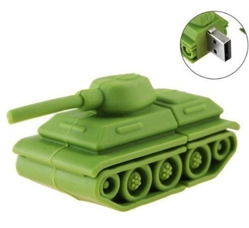 Memoria Flash Usb De Tanque De Guerra 8 Gb Excelente