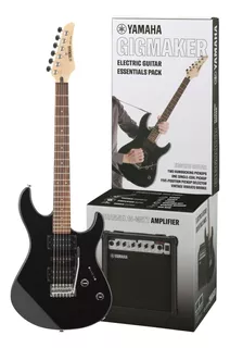 Guitarra Yamaha Erg121gpii Bl Electrica Negra Paquete