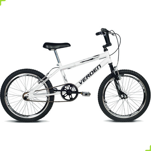 Bicicleta Cross Bmx Aro 20 - Juvenil Menino Trust Branca Top Tamanho Do Quadro 20   Cor Branco