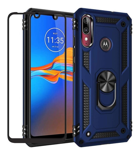 Funda Case Motorola E6 Plus + Cristal Premium 21d