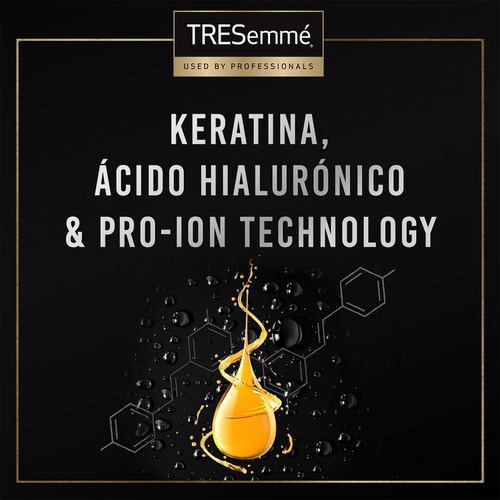 Tresemme Shampoo Keratina Antifrizz Ácido Hialurónico 715 Ml
