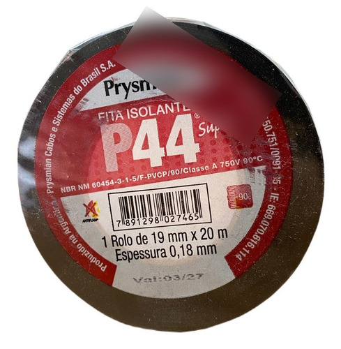 Fita Isolante P44 Super 19mmx20m - Prysmian