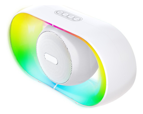 Altavoz Bluetooth Con Luz Nocturna Y Ambiente De Escritorio
