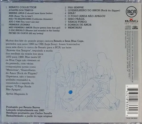 Cd Renato E Seus Blue Caps Pra Sempre Rca 100 Anos De Music