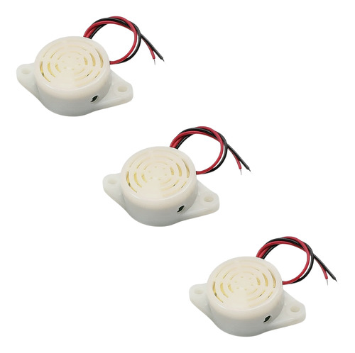 3 Buzzer Sfm-27 Zumbador Activo Sonido Intermitente