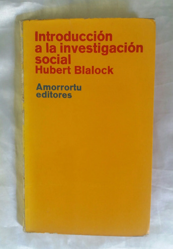 Introduccion A La Investigacion Social Hubert Blalock