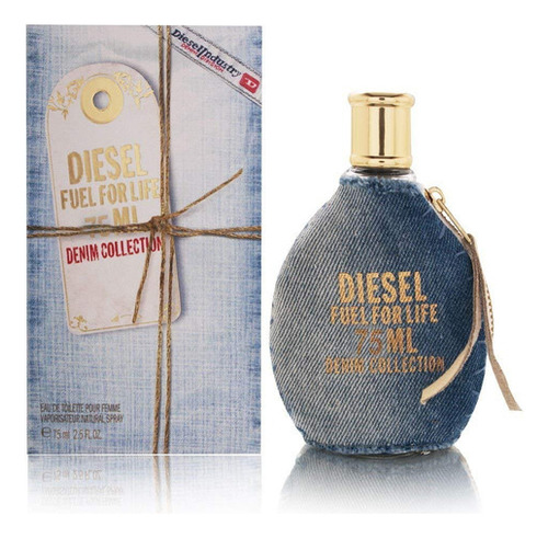 Perfume Diesel Fuel For Life Denim Collection Teste 75ml Edt