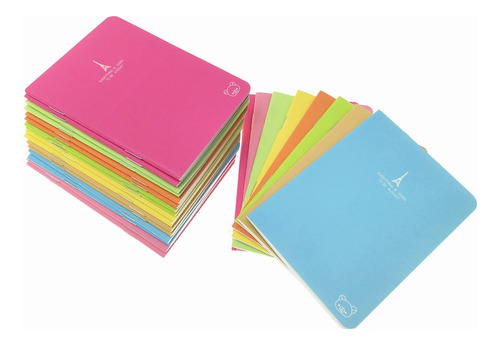 Alimitopia Candy Colors - Cuaderno Portatil De Notas (8 Colo