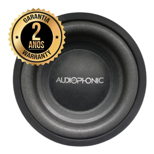 Subwoofer 8 Polgadas 175 Wrms 4 Ohm Audiophonic Alto Falante