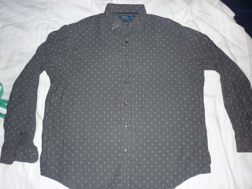 E Camisa Polo Ralph Lauren Clasic Fot Talle Xl Gris Art 6782