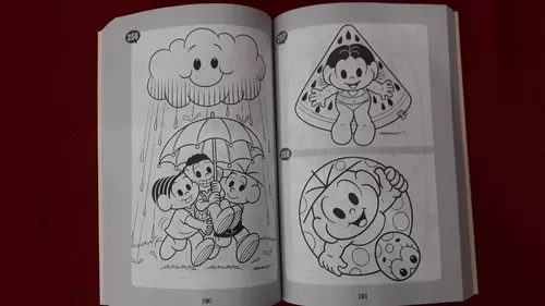 Livro 501 Desenhos Para Colorir Turma Da Mônica Culturama - 020070501