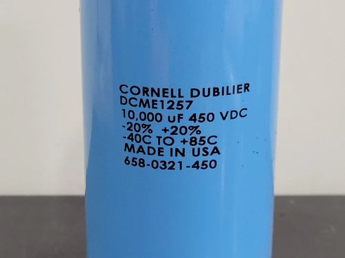 Capacitor Electrolítico 10000 Uf 450v (Usado)