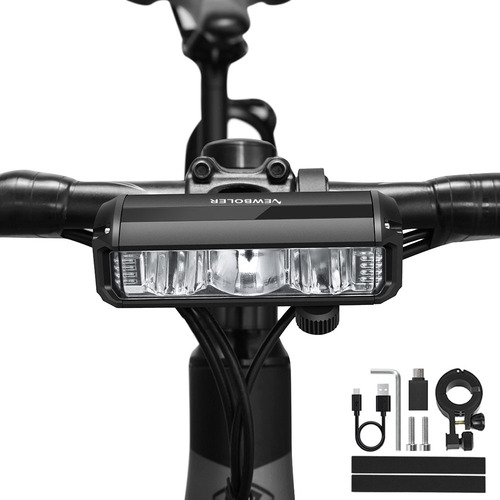 Luz De Bicicleta De 3000 Lúmenes Y 4000 Mah