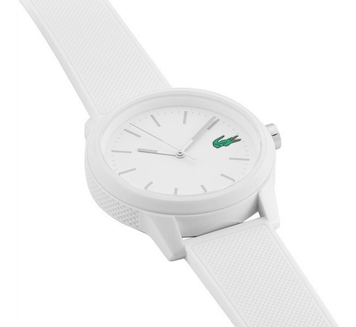 Relógio Lacoste Masculino Esportivo Branco Original Borracha